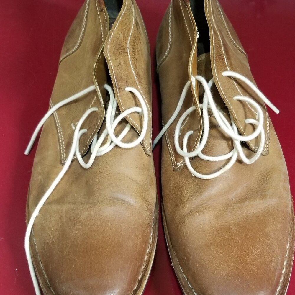Steve Madden Mens Tan Leather Boots